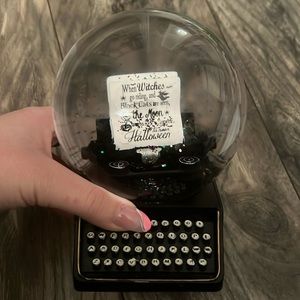 Halloween themed snow globe